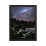 Affiche de La Réunion VOIE LACTEE PITON DE L'EAU 30 × 40 cm / Noir - Univile La Réunion