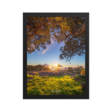 Affiche de La Réunion Sunset Kiosque Maïdo 30×40 cm / Noir - Univile La Réunion