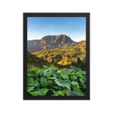Affiche de La Réunion SUNRISE SALAZIE 30 × 40 cm / Noir - Univile La Réunion