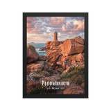 Affiche de Bretagne Ploumanac'h 30 × 40 cm / Noir - Univile Bretagne