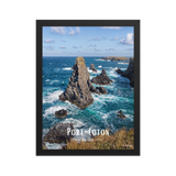 Affiche de Bretagne Port-Coton 30 × 40 cm / Noir - Univile Bretagne