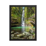 Affiche de La Réunion Cascade du Bassin Chouchou 30 × 40 cm / Noir - photographie Franck Grondin