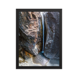 Affiche de La Réunion Cascade de Bras Rouge 30 × 40 cm / Noir - photographie Franck Grondin