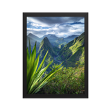 Affiche de La Réunion Mafate, Ciel Tourmenté 30 × 40 cm / Noir - photographie Franck Grondin