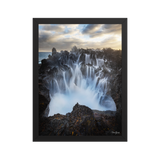 Affiche de La Réunion Le Gouffre du Baril 30 × 40 cm / Noir - photographie Franck Grondin