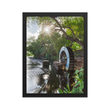Affiche de La Réunion Le Moulin de la Tour des Roches 30 × 40 cm / Noir - photographie Franck Grondin