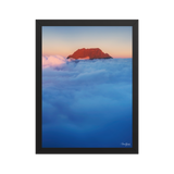 Affiche de La Réunion Gros Morne, Mer de Nuages 30 × 40 cm / Noir - photographie Franck Grondin