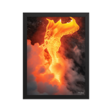 Affiche de La Réunion Robe de Feu, Février 2026 30 × 40 cm / Noir - photographie Franck Grondin