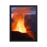 Affiche de La Réunion Coulée d'Août 2015 30 × 40 cm / Noir - photographie Franck Grondin