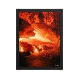 Affiche de La Réunion Coulée de Février 2026 30 × 40 cm / Noir - photographie Franck Grondin