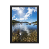 Affiche de La Réunion Le Lac Argamasse 30 × 40 cm / Noir - photographie Franck Grondin