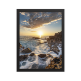 Affiche de La Réunion Crépuscule près du Gouffre 30 × 40 cm / Noir - photographie Franck Grondin