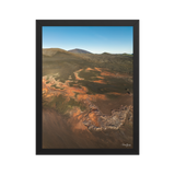 Affiche de La Réunion La Plaine des Sables 30 × 40 cm / Noir - photographie Franck Grondin
