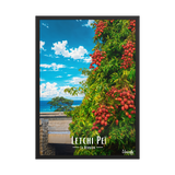 Affiche de la Réunion Letchi Péi 50 × 70 cm / Noir - Univile