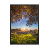 Affiche de La Réunion Sunset Kiosque Maïdo 50×70 cm / Noir - Univile La Réunion