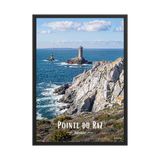 Affiche de Bretagne Pointe du Raz 50 × 70 cm / Noir - Univile Bretagne
