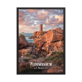Affiche de Bretagne Ploumanac'h 50 × 70 cm / Noir - Univile Bretagne