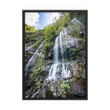 Affiche de La Réunion Grand Galet 50 × 70 cm / Noir - photographie Franck Grondin