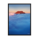 Affiche de La Réunion Gros Morne, Mer de Nuages 50 × 70 cm / Noir - photographie Franck Grondin