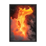 Affiche de La Réunion Robe de Feu, Février 2026 50 × 70 cm / Noir - photographie Franck Grondin