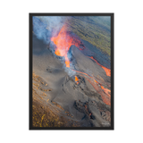 Affiche de La Réunion Coulées d'Octobre 2019 50 × 70 cm / Noir - photographie Franck Grondin
