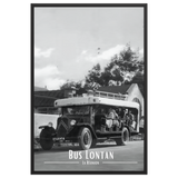 Affiche de la Réunion Car Courant d’Air Noir & Blanc 61 × 91 cm / Noir - Univile