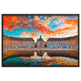 Affiche de Bordeaux Miroir d’eau - Bordeaux 61 × 91 cm / Noir - Univile