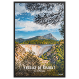 Affiche Barrage de la Sainte-Victoire   - Univ'île