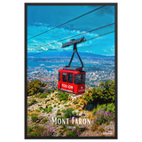 Affiche de Toulon Mont Faron 61 × 91 cm / Noir - Univile