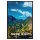 Affiche de la Réunion Belvédère du Maïdo 61 × 91 cm / Noir - Univile
