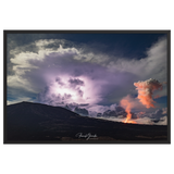 Affiche de La Réunion Tonnerre et Feu 61 × 91 cm / Noir - Univile La Réunion