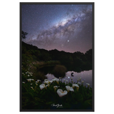 Affiche de La Réunion VOIE LACTEE PITON DE L'EAU 61 × 91 cm / Noir - Univile La Réunion