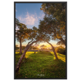 Affiche de La Réunion Kiosque Maïdo sunset 61 × 91 cm / Noir - Univile La Réunion