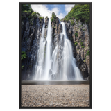 Affiche de La Réunion Cascade Niagara 61 × 91 cm / Noir - Univile La Réunion