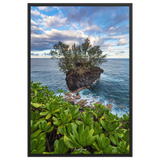 Affiche de La Réunion Roche Pas de Cabris 61 × 91 cm / Noir - Univile La Réunion