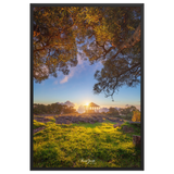 Affiche de La Réunion Sunset Kiosque Maïdo 61×91 cm / Noir - Univile La Réunion
