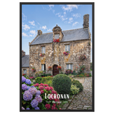 Affiche de Bretagne Locronan 61 × 91 cm / Noir - Univile Bretagne