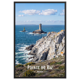 Affiche de Bretagne Pointe du Raz 61 × 91 cm / Noir - Univile Bretagne