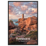 Affiche de Bretagne Ploumanac'h 61 × 91 cm / Noir - Univile Bretagne