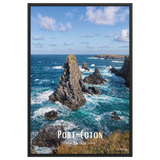 Affiche de Bretagne Port-Coton 61 × 91 cm / Noir - Univile Bretagne