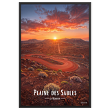 Affiche de La Réunion Plaine des Sables 61 × 91 cm / Noir - Univile La Réunion