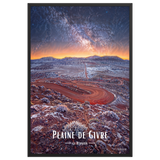 Affiche de La Réunion Plaine de Givre 61 × 91 cm / Noir - Univile La Réunion