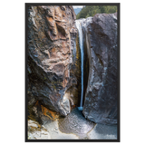 Affiche de La Réunion Cascade de Bras Rouge 61 × 91 cm / Noir - photographie Franck Grondin