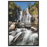 Affiche de La Réunion Cascade du Bassin Carrosse 61 × 91 cm / Noir - photographie Franck Grondin