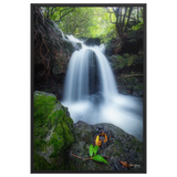Affiche de La Réunion Cascade du Pont Rouge, Le Tremblet 61 × 91 cm / Noir - photographie Franck Grondin