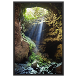 Affiche de La Réunion Caverne du Mapou 61 × 91 cm / Noir - photographie Franck Grondin