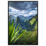 Affiche de La Réunion Mafate, Ciel Tourmenté 61 × 91 cm / Noir - photographie Franck Grondin