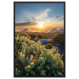 Affiche de La Réunion Crépuscule sur le Pas des Sables 61 × 91 cm / Noir - photographie Franck Grondin