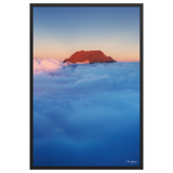 Affiche de La Réunion Gros Morne, Mer de Nuages 61 × 91 cm / Noir - photographie Franck Grondin