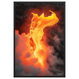 Affiche de La Réunion Robe de Feu, Février 2026 61 × 91 cm / Noir - photographie Franck Grondin